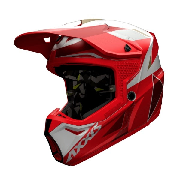 AXXIS-MX803 WOLF BANDIT B5 HELMET MATTE RED - SECURTEX MOTOR SL (t/a MaximoMoto)