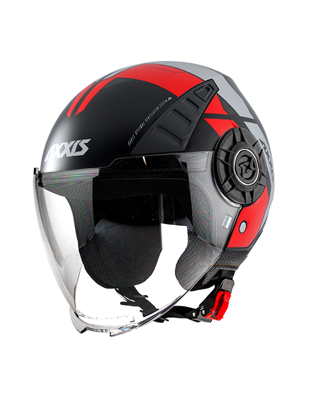 AXXIS-OF513 METRO COOL B5 MATTE RED HELMET - SECURTEX MOTOR SL (t/a MaximoMoto)