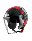AXXIS-OF513 METRO COOL B5 MATTE RED HELMET - SECURTEX MOTOR SL (t/a MaximoMoto)