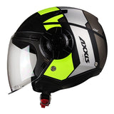 AXXIS-OF513 METRO COOL B3 HELMET MATTE FLUORESCENT YELLOW - SECURTEX MOTOR SL (t/a MaximoMoto)
