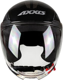 AXXIS-OF513 METRO COOL B2 GLOSS GREY HELMET - SECURTEX MOTOR SL (t/a MaximoMoto)