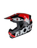 AXXIS-MX803 WOLF JACKAL B5 HELMET GLOSS RED - SECURTEX MOTOR SL (t/a MaximoMoto)
