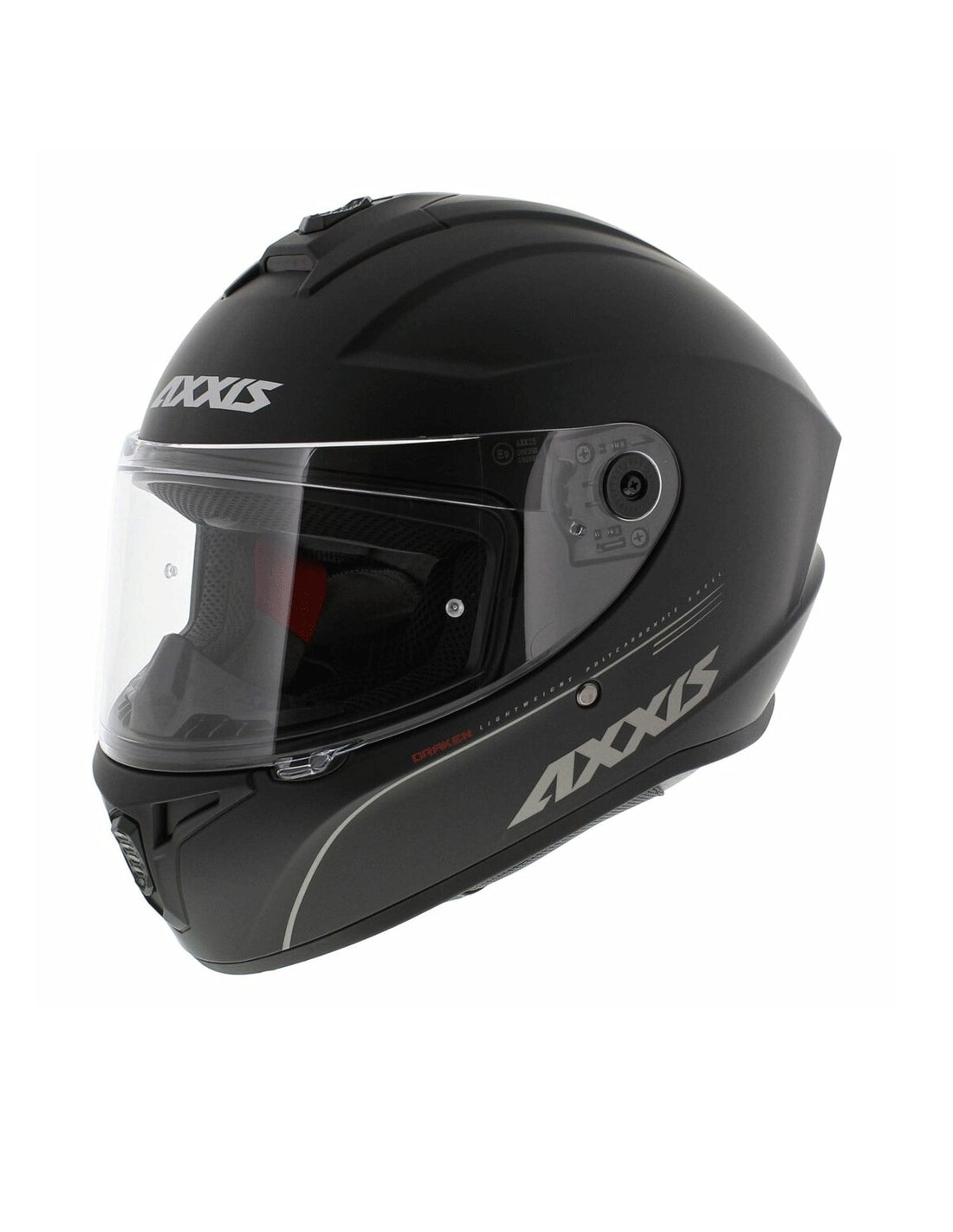 AXXIS-HELMET FF112C DRAKEN SOLID V.2 A11 MATTE BLACK - SECURTEX MOTOR SL (t/a MaximoMoto)