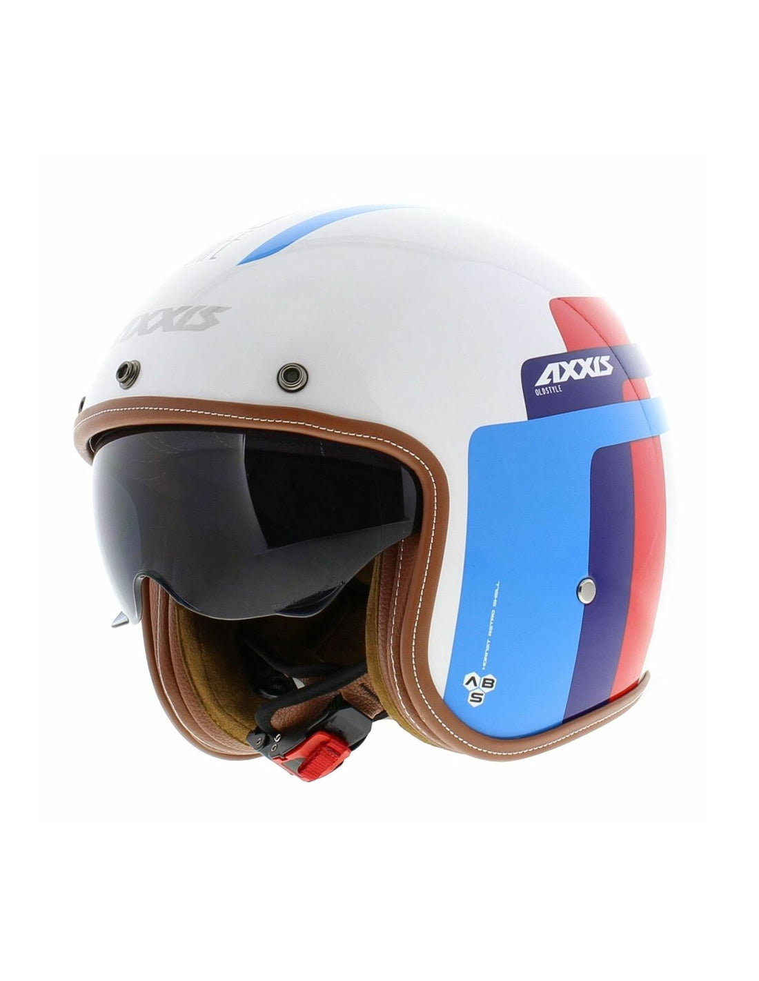 AXXIS-OF507SV HORNET SV OLD STYLE A7 HELMET GLOSSY PEARL BLUE - SECURTEX MOTOR SL (t/a MaximoMoto)