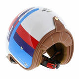 AXXIS-OF507SV HORNET SV OLD STYLE A7 HELMET GLOSSY PEARL BLUE - SECURTEX MOTOR SL (t/a MaximoMoto)