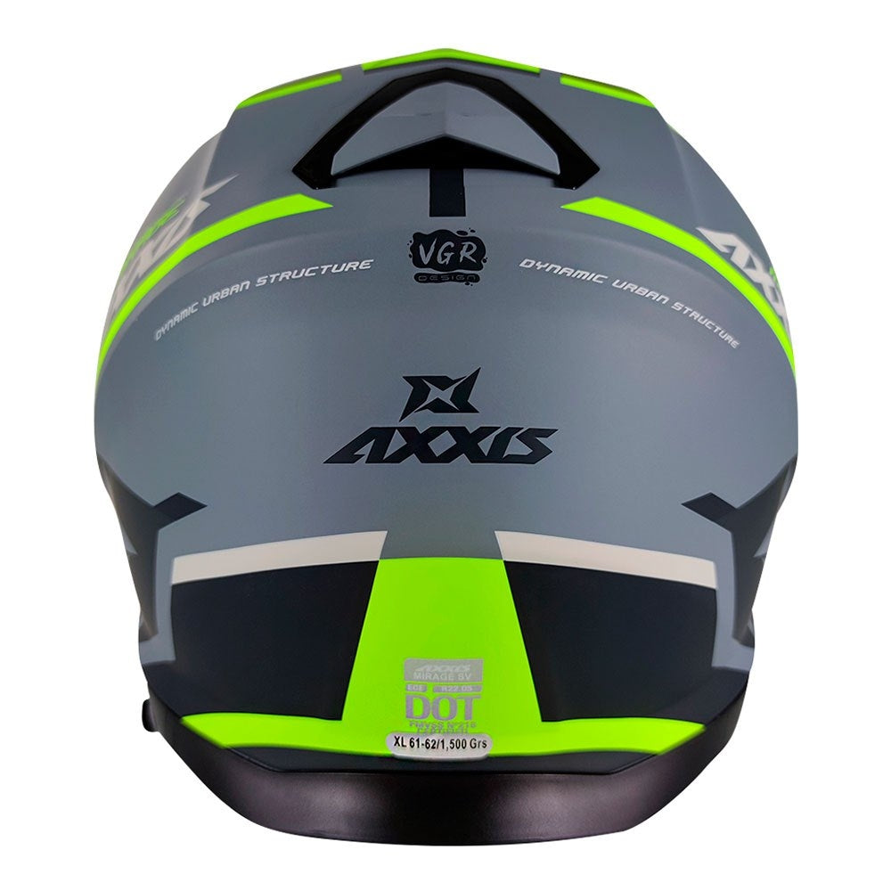 AXXIS-HELMET OF504SV MIRAGE SV DAMASKO D3 AMARI/FLU/MAT - SECURTEX MOTOR SL (t/a MaximoMoto)