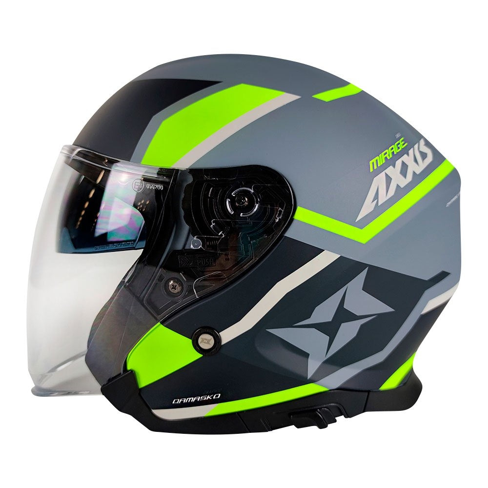 AXXIS-HELMET OF504SV MIRAGE SV DAMASKO D3 AMARI/FLU/MAT - SECURTEX MOTOR SL (t/a MaximoMoto)