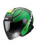 AXXIS-HELMET OF504SV MIRAGE SV VILLAGE C6 MATTE GREEN - SECURTEX MOTOR SL (t/a MaximoMoto)