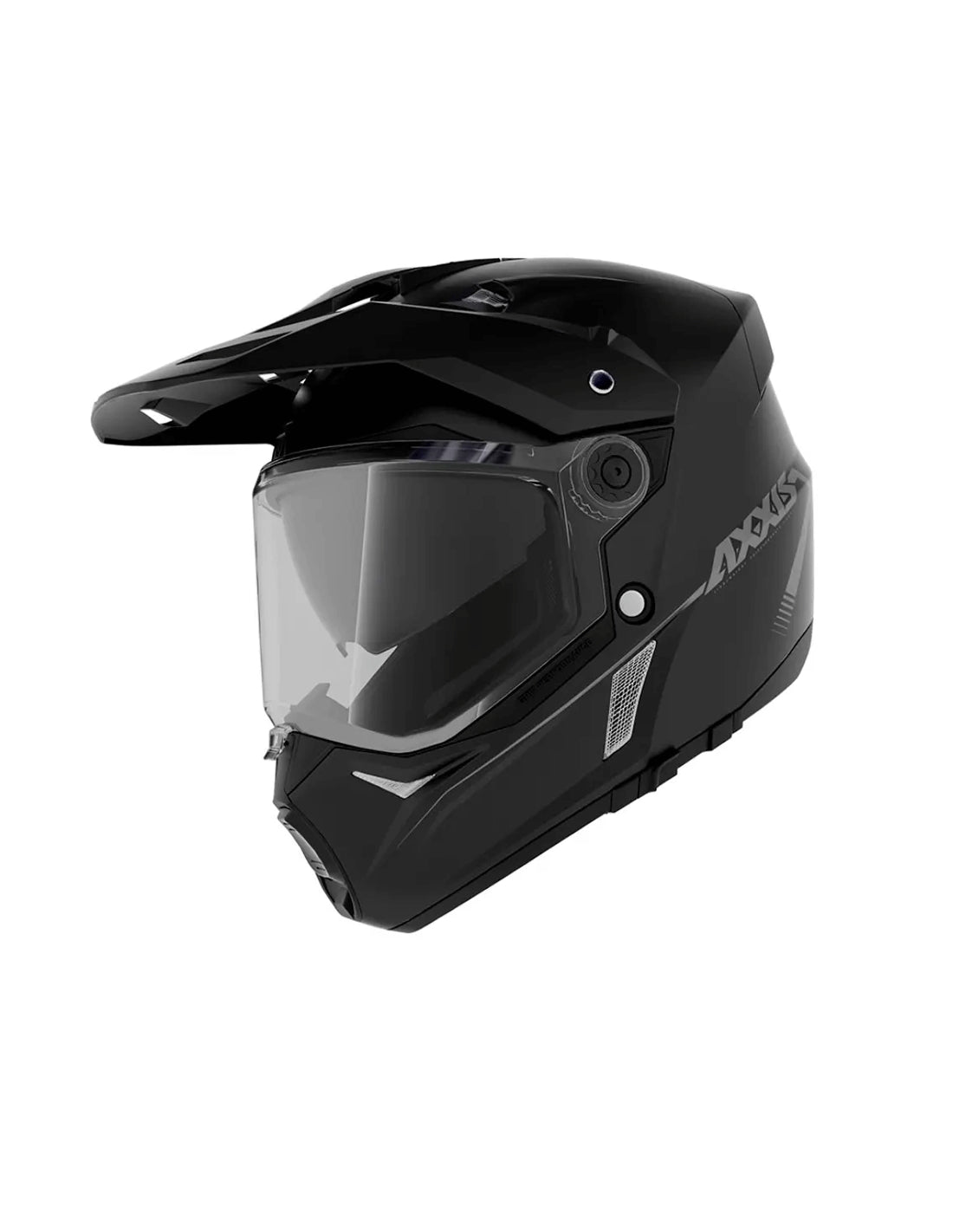 AXXIS-HELMET MX803DS WOLF DS SOLID A1 MATTE BLACK - SECURTEX MOTOR SL (t/a MaximoMoto)