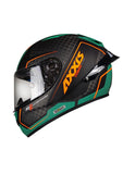 AXXIS-HELMET FF104C COBRA RAGE A16 MATTE GREEN - SECURTEX MOTOR SL (t/a MaximoMoto)