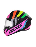 AXXIS-HELMET FF112C DRAKEN S PREMIER A8 MATTE FLUOR PINK - SECURTEX MOTOR SL (t/a MaximoMoto)