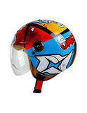 AXXIS-PUPPY HELMET B103D COMIC A5 GLOSS RED - SECURTEX MOTOR SL (t/a MaximoMoto)