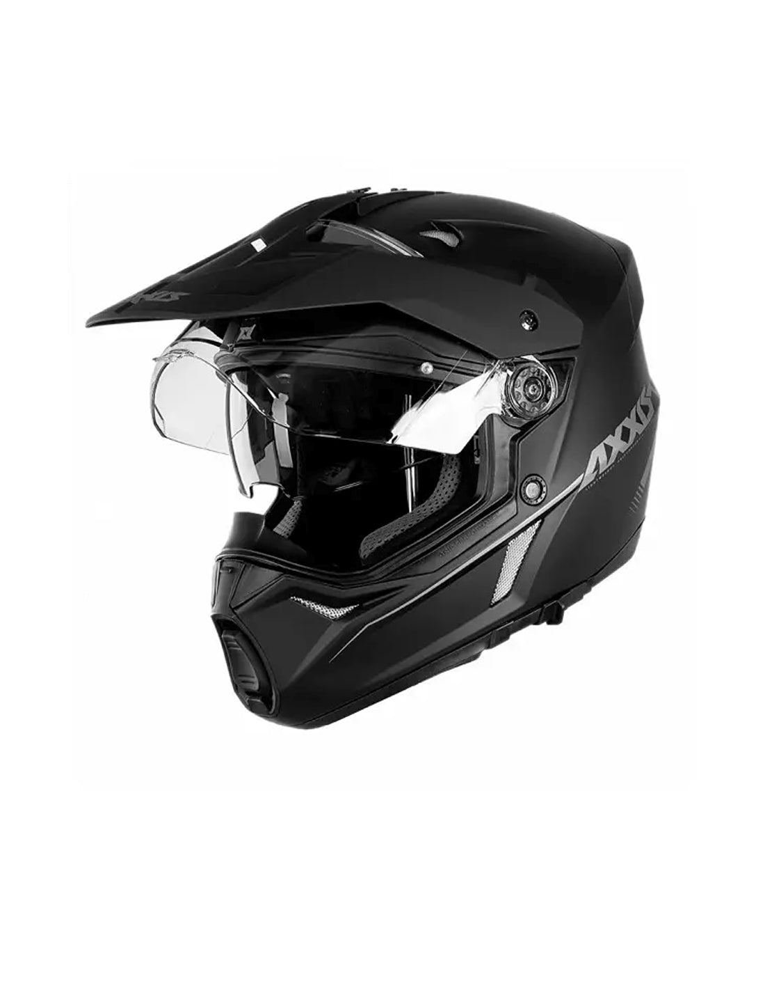 AXXIS-MX803 WOLF SOLID A1 HELMET MATTE BLACK - SECURTEX MOTOR SL (t/a MaximoMoto)