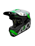Axxis Mx 803 Wolf Jackal B6 Matte Green Adventure Motorcycle Helmet