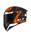 KYT- TT-COURSE OVERTECH BLACK/ORANGE HELMETS - SECURTEX MOTOR SL (t/a MaximoMoto)