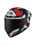 KYT- TT-COURSE ELECTRON MATT GRAY/RED HELMETS - SECURTEX MOTOR SL (t/a MaximoMoto)