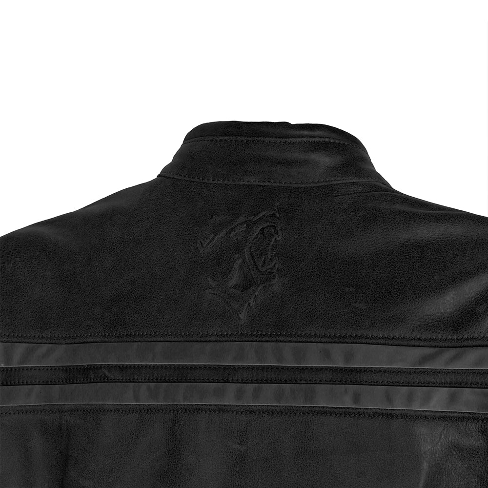 Bela Knight Hawk - textile motorcycle jacket - Black Grey - top pic