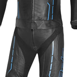BELA Rocket Man Mix Kangroo 2 PC Motorcycle Racing Suit Black Blue