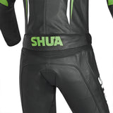 SHUA Infinity 2PC Motorcycle Racing Suit Black Green