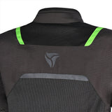 R-TECH SPIRAL MESH MOTORCYCLE JACKETS MUD BLACK GREEN