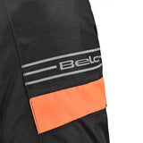 Bela Bradley Motorcycle Textile Jacket Black Orange