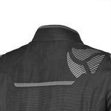 R-Tech Knight Rider Short Motorcycle Racing Jacket Black Dark Grey