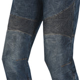 BELA TROPHY (MXD-402) MEN MOTORCYCLE CE APPROVED DENIM JEANS BLUE