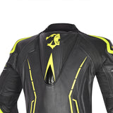 BELA Rocket Man Mix Kangaroo 1 PC Motorbike Suit Black Yellow Flour