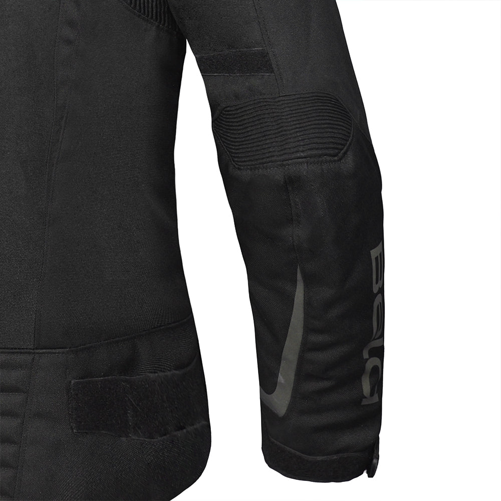 BELA Highland Lady Motorcycle Jacket Black Turquoise