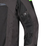 R-TECH SPIRAL MESH MUD MOTORCYCLE JACKETS BLACK GREEN