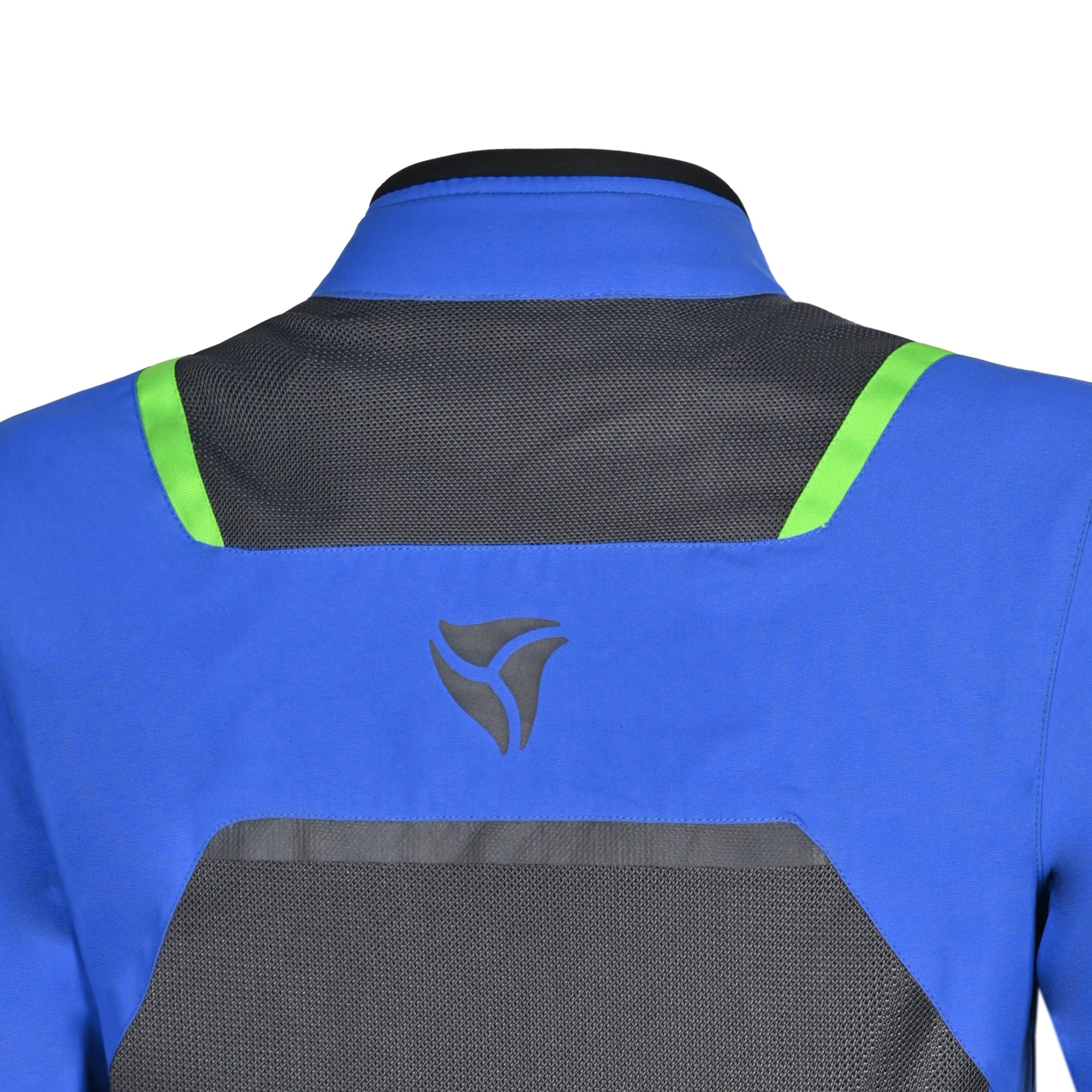 R-TECH SPIRAL MESH MOTORCYCLE JACKET BLUE GRAY GREEN