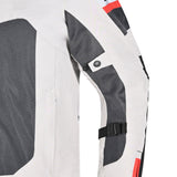 R-TECH SPIRAL MESH MOTORCYCLE JACKET BLACK/WHITE/GREY/RED