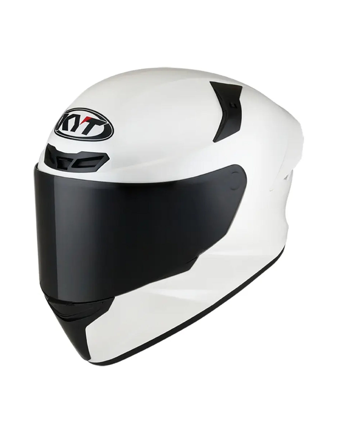 KYT- TT-COURSE PLAIN WHITE HELMETS - SECURTEX MOTOR SL (t/a MaximoMoto)