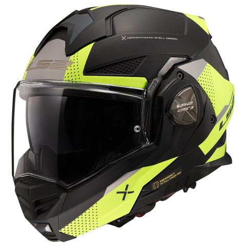 Ls2 Ff901 Advant X Oblivion Modular Helmet M.Black H-V-06