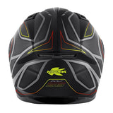 KAPPA - KV56/NEONBLACK-MT/RED FULL HELMET - SECURTEX MOTOR SL (t/a MaximoMoto)