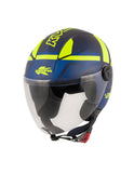 KAPPA - DJET HELMET KV40/HAWAII.D/SHAPES AZUL-MT/YELLOW - SECURTEX MOTOR SL (t/a MaximoMoto)