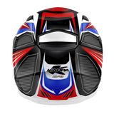 KAPPA - KV41/DALLAS.O/PLD/FIGHTER FULL HELMET RED-BR/BLUE/WHITE - SECURTEX MOTOR SL (t/a MaximoMoto)