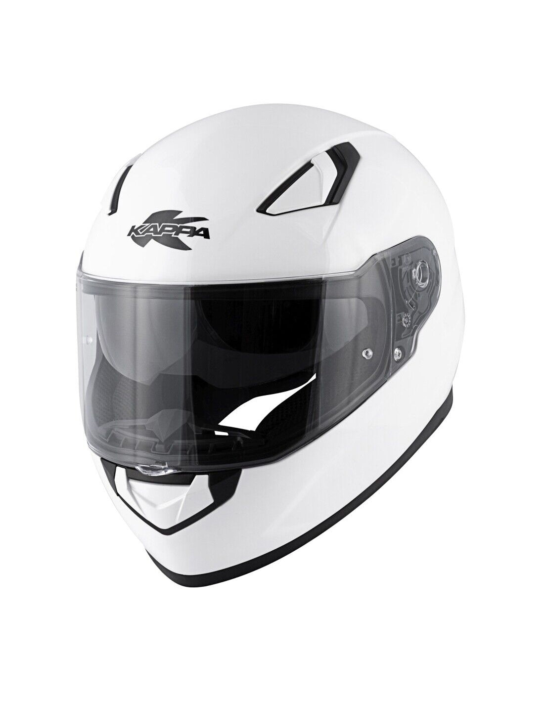 KAPPA - FULL HELMET KV41/DALLAS.D/BASIC WHITE - SECURTEX MOTOR SL (t/a MaximoMoto)
