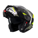 MT Genesis Atempo Motorcycle Modular Helmets Fluo