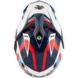 KAPPA - KV30/EVO FULL HELMET O/PLD/GRAYER WHITE-BR/BLUE/RED - SECURTEX MOTOR SL (t/a MaximoMoto)