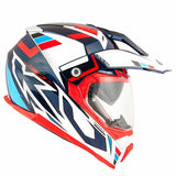 KAPPA - KV30/EVO FULL HELMET O/PLD/GRAYER WHITE-BR/BLUE/RED - SECURTEX MOTOR SL (t/a MaximoMoto)