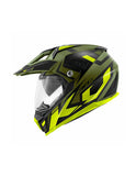 KAPPA - HELMET KV30/EVO O/PLD/GRAYER GREEN-MT/BLACK/YELLOW - SECURTEX MOTOR SL (t/a MaximoMoto)