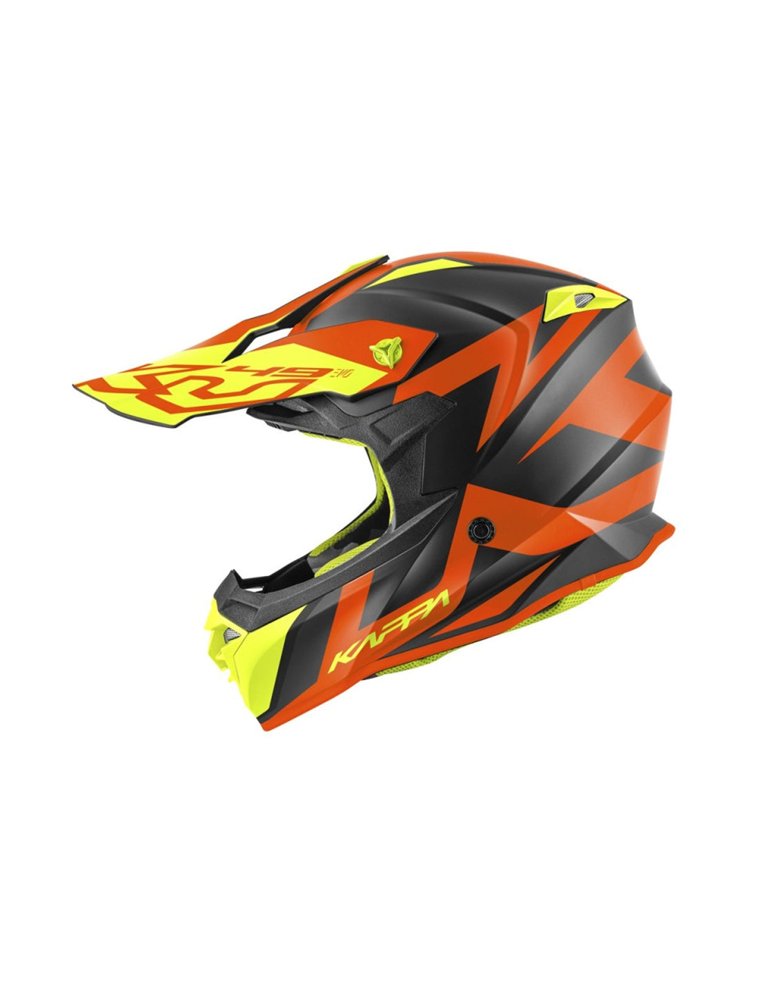 KAPPA - FULL HELMET KV49/CROSS.D/SHOCK ORANGE-MT/BLACK - SECURTEX MOTOR SL (t/a MaximoMoto)