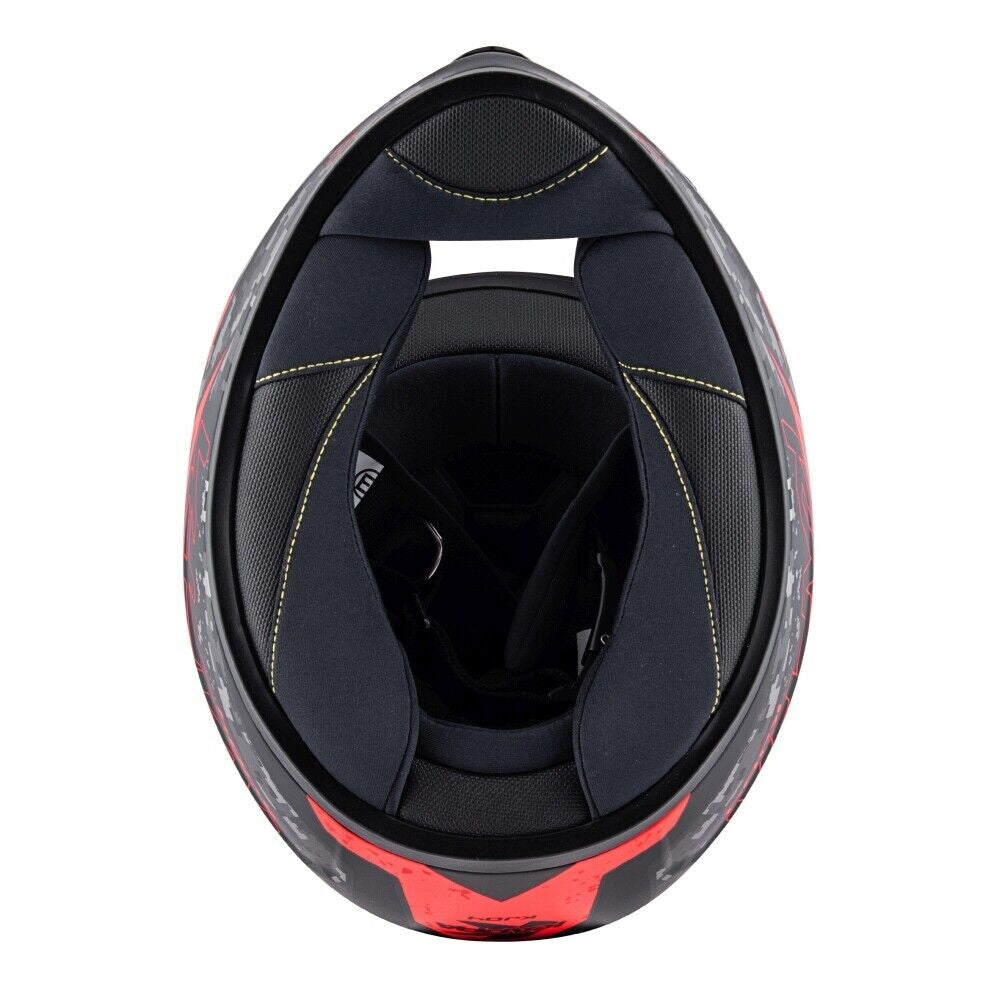 KAPPA - JUNIOR HELMET KJ04/BOOMD/PROX BLACK-MT/RED - SECURTEX MOTOR SL (t/a MaximoMoto)