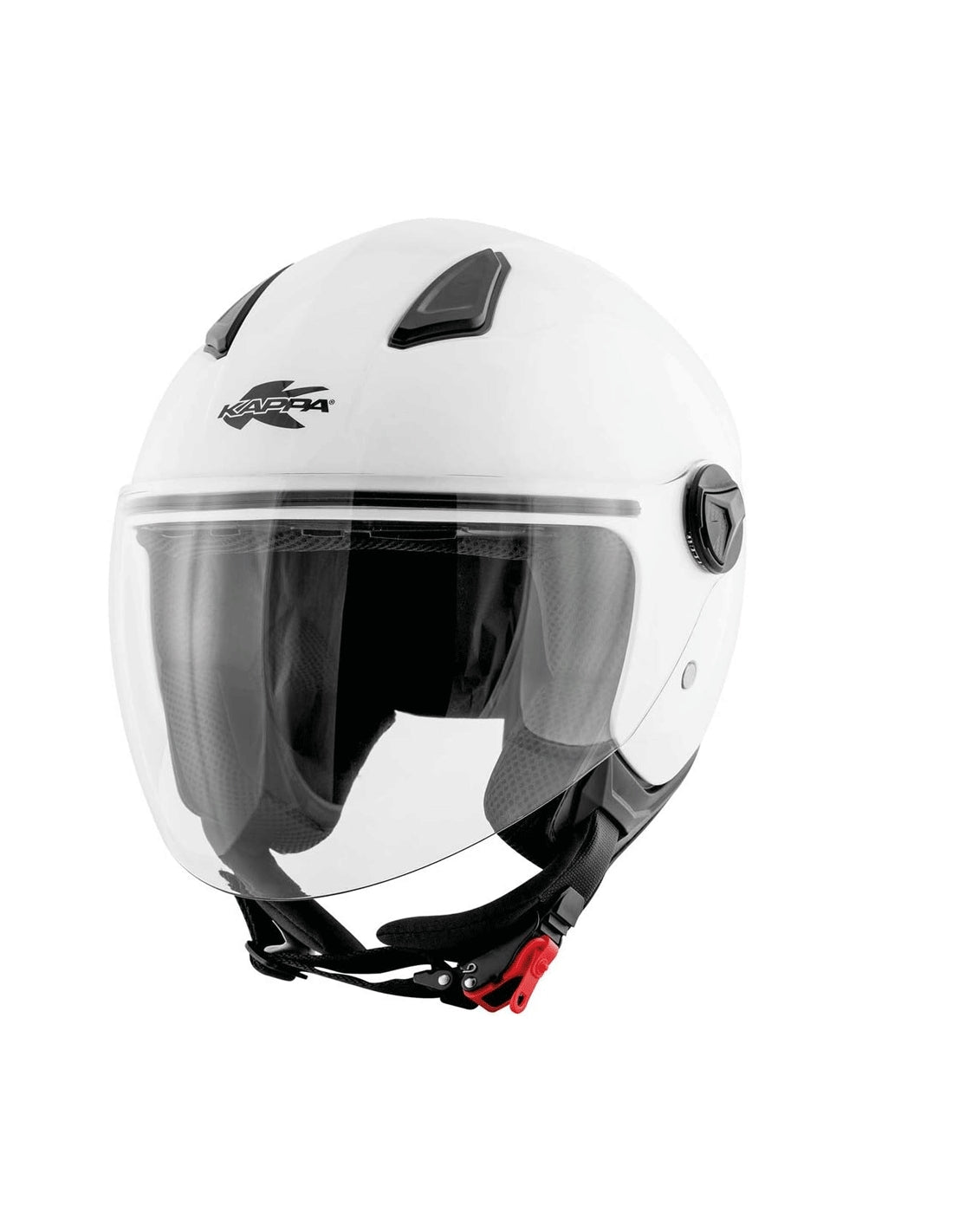 KAPPA - DJET HELMET KV28/MIAMI C/VLD/BASIC WHITE - SECURTEX MOTOR SL (t/a MaximoMoto)