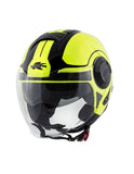 KAPPA - JET HELMET KV37/EVOD/STYLE BLACK-MT/TITANI/YELLOW - SECURTEX MOTOR SL (t/a MaximoMoto)