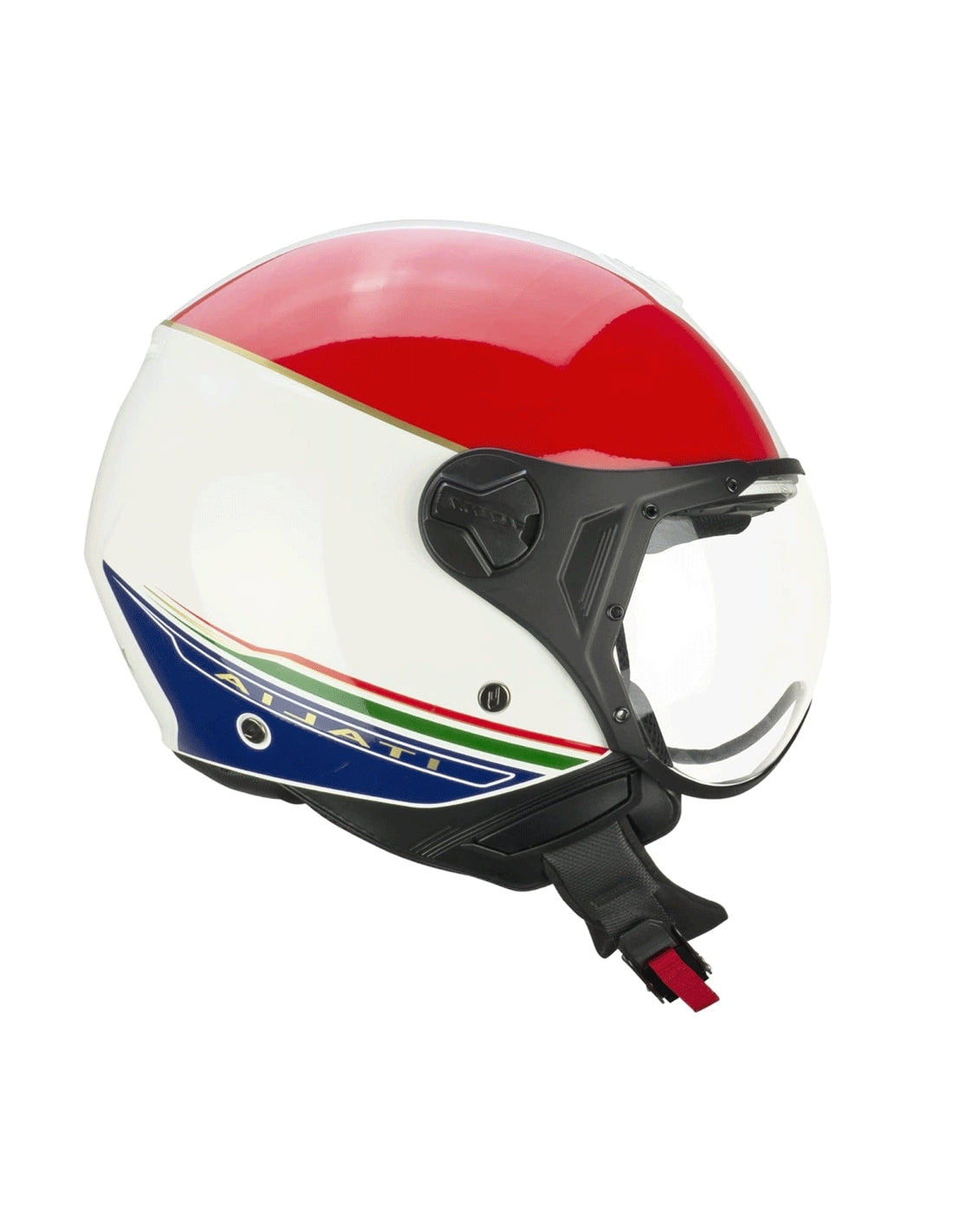 CGM - 167I FLO ITALIA Bianco Verde Rosso sagomata - SECURTEX MOTOR SL (t/a MaximoMoto)