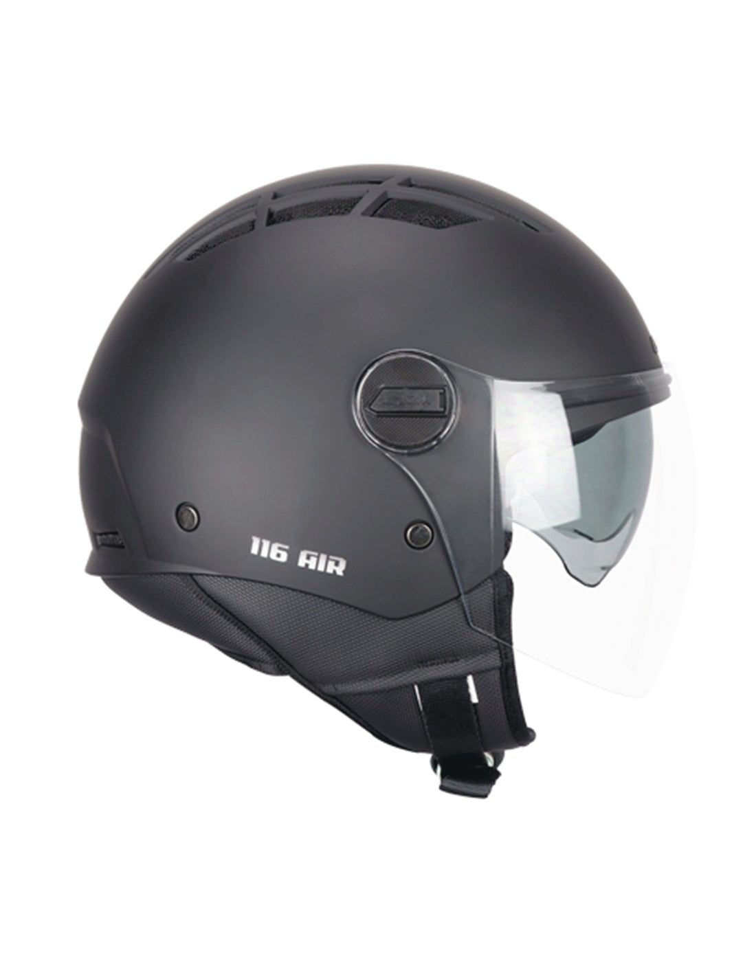 CGM 116A AIR MONO JET CASCO Negro Mate