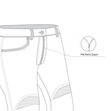 BELA BOSTON MEN MOTORCYCLE DENIM JEANS 30L RANDOM BLACK