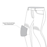 BELA BOSTON MEN MOTORCYCLE JEANS 30L CE BLUE